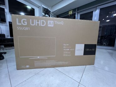 lg smart tv 82 ekran qiymeti: Yeni Televizor LG 55" 4K (3840x2160), Pulsuz çatdırılma
