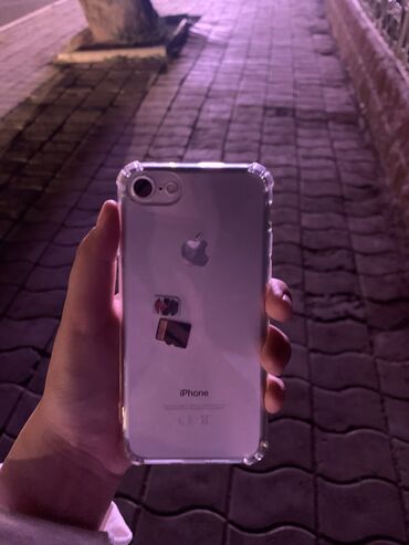 ddr3 ноутбук: IPhone 7, Колдонулган, 128 ГБ, Күмүш, Заряддоочу түзүлүш, Коргоочу айнек, Каптама, 95 %