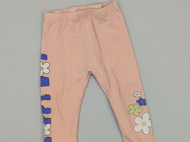 sukienki letnie pudrowy róż: Baby material trousers, 12-18 months, 80-86 cm, So cute, condition - Very good