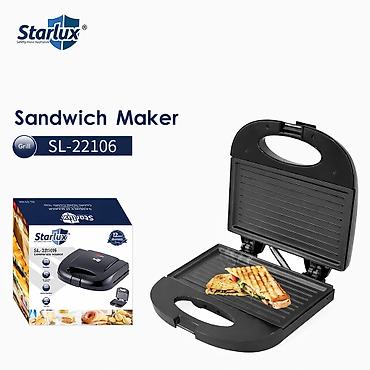 qril aparatlari: №: 14255 Məhsulun adı: Sendviç cihazı Starlux SL-22106 750W Brend — 1