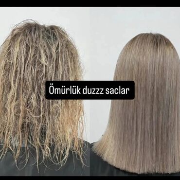 Dırnaq ustaları: Xidmət: Ömürlük saç düzləşdirmə Təsvir: - Peşəkar, uzunmüddətli saç