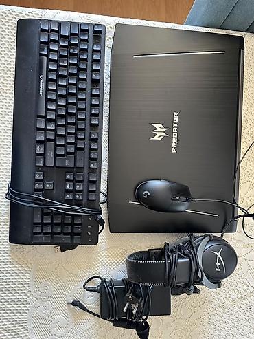 asus rog g16: Acer Predator helios 300 oyun noutbuku və aksesuar dəsti Noutbuk: - — 3