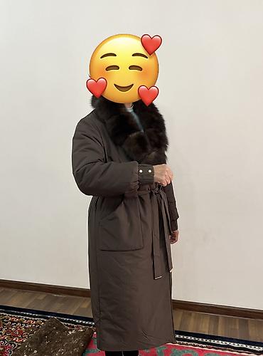 Пальто: Пальто, Классика, Осень-весна, Ангора, Длинная модель, Двубортная модель, 2XL — 11