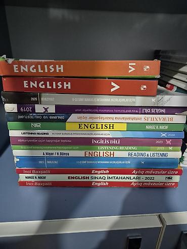 Testlər: Qiymetde razilasmaq olacaq Fənlər və materiallar: - Azərbaycan dili — 2