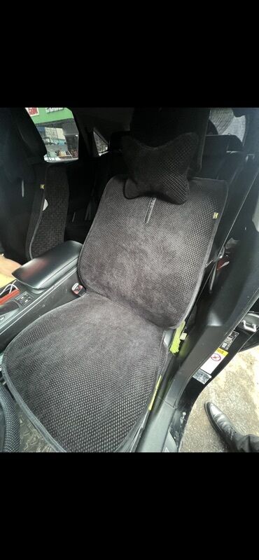 Аксессуары для салона: Чехлы Велюровые, С подушкой, цвет - Серый, Universal Seat cover
