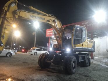 отбойник экскаватор: Экскаватор, Hyundai, 2010 г., Колесный