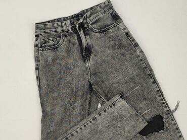 woskowane spodnie bershka: Jeansy damskie, rozmiar 2XS