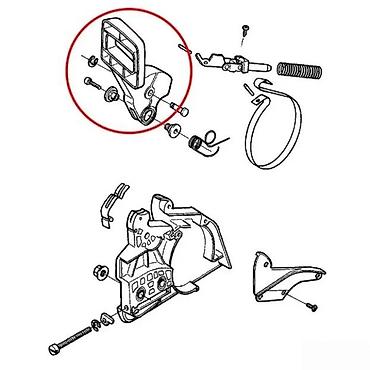 testera za trimer: Stezna traka/obujmica ručice gasa za motornu testeru Stihl - Namena — 3