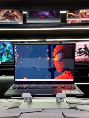 asus ноутбук купить: Ноутбук, Asus, 16 ГБ ОЭТ, AMD Ryzen 7, 15.6 ", Татаал эмес тапшырмалар үчүн, эс тутум NVMe SSD