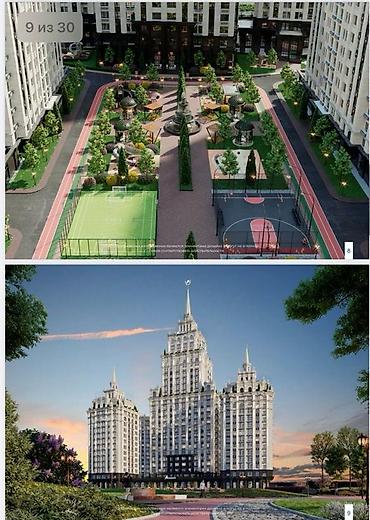 жк москва сити: 3 комнаты, 119 м², Асанбай мкр Элитка, 15 этаж, ПСО (под самоотделку) — 4