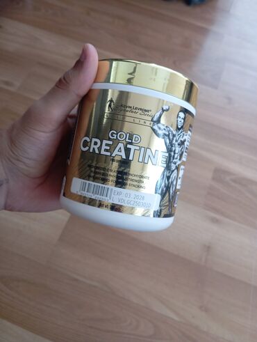 idman elcekleri: Kreatin Çəki: 100 - 200 g, İşlənmiş