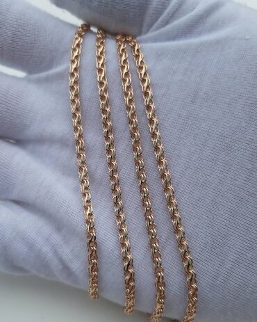 Цепочки: Золото комплект 585 проба Ручная работа Цепь и браслет Плетение — 10