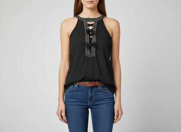 sukienki bez dekoltu: Women`s top, size S