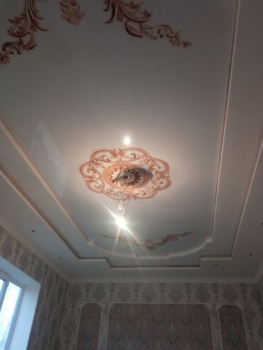 Натяжной потолок: Натяжной потолок Глянцевое, Матовое, 3D потолки Бесплатный замер, Гарантия, Бесплатная консультация — 3