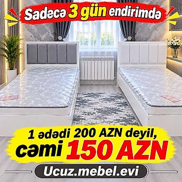 Məhsul: Tək nəfərlik çarpayı + ortopedik döşək dəsti Xüsusiyyətlər: -