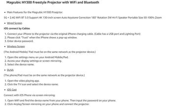 Proyektorlar: Yeni Portativ Proyektor Magcubic — 4