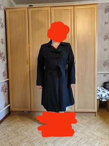 женские стеганые плащи: Пальто, Тренчкот, Осень-весна, По колено, С поясом