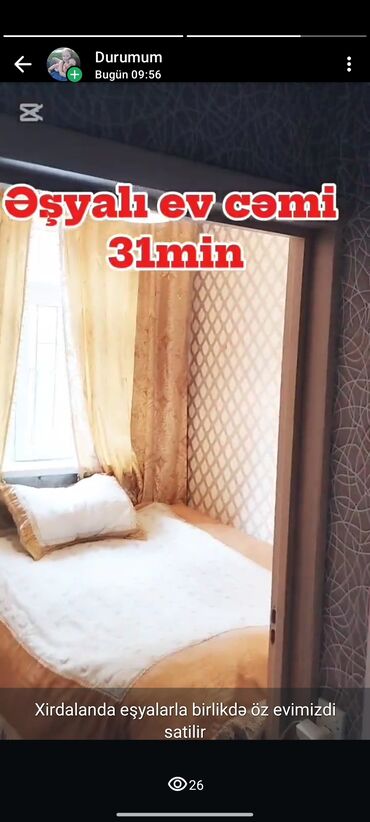 Həyət evləri və villaların satışı: Xırdalanda əşyalarla birlikdə satılan həyət evi.Kim istese yazsin -da lalafo.az — 13 Həyət evləri və villaların satışı: Xırdalanda əşyalarla birlikdə satılan həyət evi.Kim istese yazsin — 13