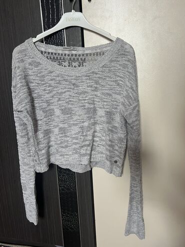 Женский свитер S (EU 36), цвет - Серый, Adidas