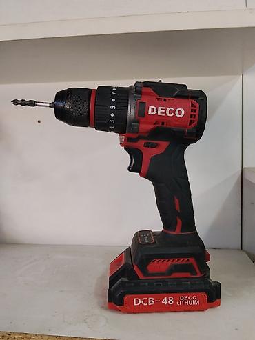 шуруповерт crown: Аккумуляторная дрель-шуруповерт DECO DCB-48 Lithium - Тип — 1