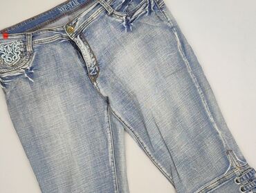 koszulka z odkrytym brzuchem: DENIM JEANS, Spodnie 3/4 dla mężczyzn, rozmiar S