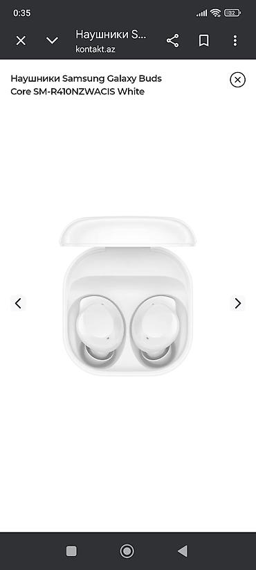 samsung level u: Samsung Galaxy Buds Core SM‑R410NZWACIS (White) - Rəng: ağ - — 2