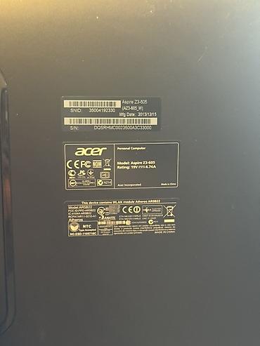 komputer dəst: Satılır — Acer Aspire Z3-605 Acer Aspire Z3-605 monoblok kompüter — 3