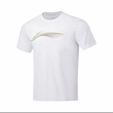 спортивный вещи: Мужская футболка, M, L, Li-Ning, Новый, цвет - Белый, Самовывоз — 1