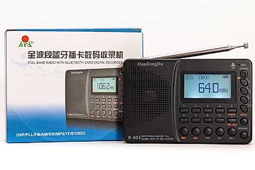 mikrofon qiymetleri: HanRongDa K-603 portativ radio və media pleyer Xüsusiyyətlər: - Tam — 2