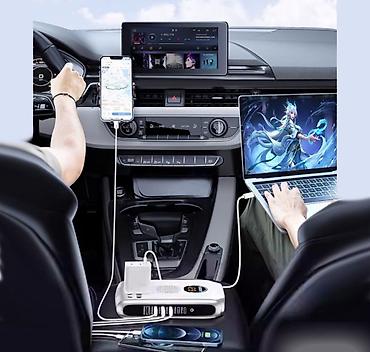 инвертора: Инвертор автомобильный 12В → 220В OZIO K20-S 300W (4USB + 2Type-C) — 4