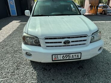 тайота хайландыр: Toyota Highlander, белый кузов, 4WD (полный привод). Кузов —