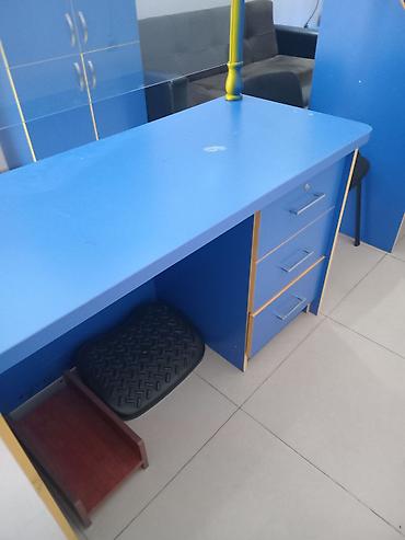 Ofis dəst mebeli: Ofis mebelləri dəsti - 3 nəfərlik qara rəngli dəri/kilkote divan - — 9