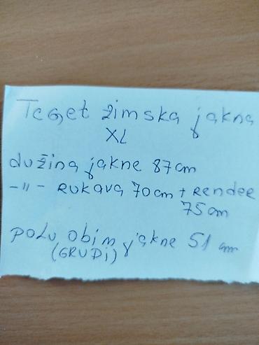 nepromocive jakne: Ženska zimska jakna sa kapuljačom, tamno plave boje, veličina XL. - — 6