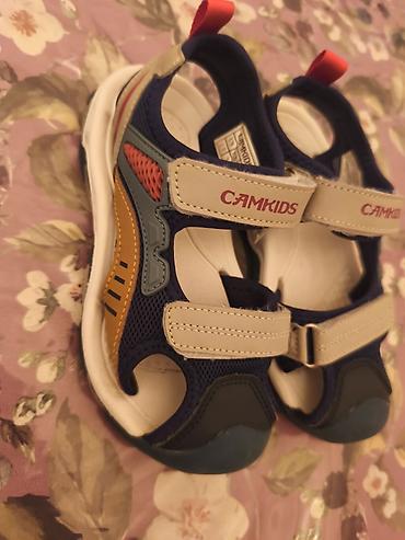Детская обувь: Uşaq sandalısı – CAMKIDS • Model: açıq burunlu, iki ədəd üst Velcro — 4
