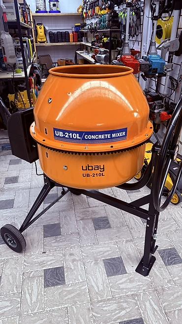миксер бетона цена: Бетономешалка Ubay UB-210L - Тип: электрическая бетономешалка - Объем — 2