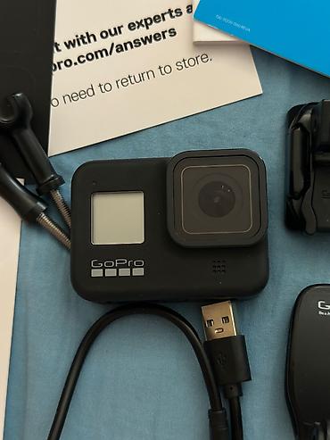 Videokameralar: Go pro 8 Hero Black Sadəcə ilk dəfə alınan zaman açılıb istifadə — 3