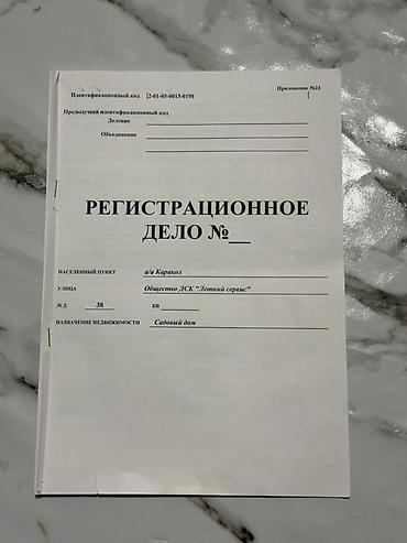 кафе ош: 416 соток, Техпаспорт — 1