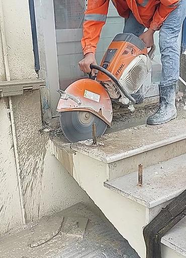 Beton işləri: Beton kesen beton deşen beton kesimi beton deşimi betonlarin kesilmesi — 10
