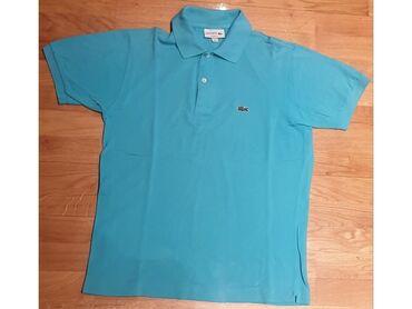 muski svecani outfit: Majica na kratke rukave, M (EU 50), Lacoste, bоја - Tirkizna