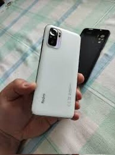 купить бу айфон 8 плюс: Xiaomi Redmi Note 10, 128 ГБ, цвет - Белый, 
 Гарантия, Кредит, Кнопочный