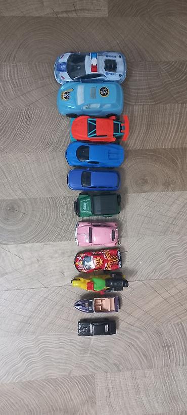 masin oyuncaqlari: Uşaq oyuncaqları dəsti – kiçik ölçülü die-cast və plastik nəqliyyat — 1
