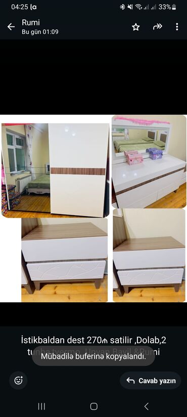 istikbal mebel yataq destleri: İstikbaldan dest 270₼ satilirDolab,2 tunba,tyermo .Unvan Bayil