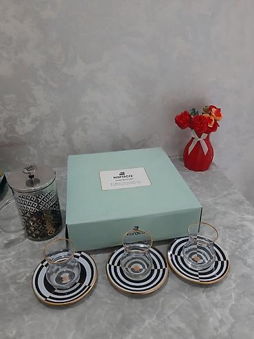 Наборы посуды: Набор для чая Karaca, 6 персон - Комплектация: 6 стеклянных стаканов — 4