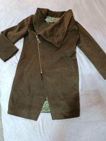 toxunma jaket modelleri: Palto, L, rəng - Qəhvəyi