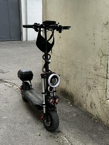 irsad telecom velosiped: Elektrik skuter – off-road təkərlər və güclü işıqlandırma ilə - — 2