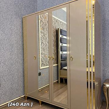 Yeni, 4 qapılı, Güzgülü, Bej, Açılan, Düz dolab lalafo.az -da Yeni, 4 qapılı, Güzgülü, Bej, Açılan, Düz dolab