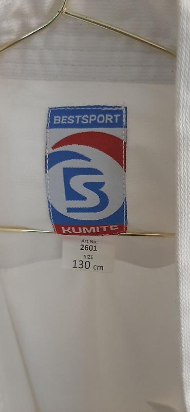 Кимоно для карате BESTSPORT KUMITE, детское - Размер: 130 см (рост) -