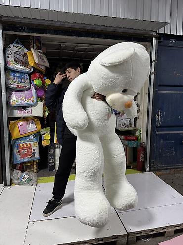 Другой декор и предметы интерьера: Огромный плюшевый мишка От 1000сом и выше - Рост: примерно с человека — 19