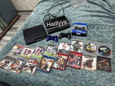 PS3 (Sony PlayStation 3): Ps 3 Slim (Ps 3 Fat Hədiyədir Sadəcə (Qiymətə Dəxli Yoxdu )(Vəziyyəti