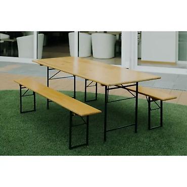 Desks and tables: Slavski Sto na Rasklapanje 200x90 cm NOV Kamp Sklopivi Sto za Terase — 8